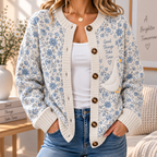 Good Things Take Time Goose Women's Cardigan Sweater