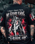 I Don't Know How My Story Ends Warrior Men's All Over Print Shirt - Trunx018377