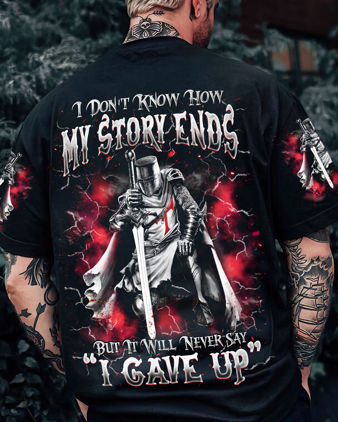 I Don't Know How My Story Ends Warrior Men's All Over Print Shirt - Trunx018377