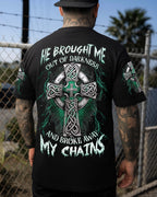 He Brought Me Out Of Darkness Men's All Over Print Shirt - Trunx657643