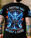 A Christian Man Without Prayer Warrior Men's All Over Print Shirt - Trunx156184