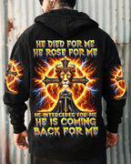He Is Coming Back For Me Lion Warrior Men's All Over Print Shirt - Trunx115785