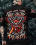 I Will Fear No Evil Warrior Men's All Over Print Shirt - Trunx941545