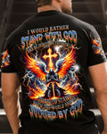 I Would Rather Stand With God Warrior Men's All Over Print Shirt - Trunx761629