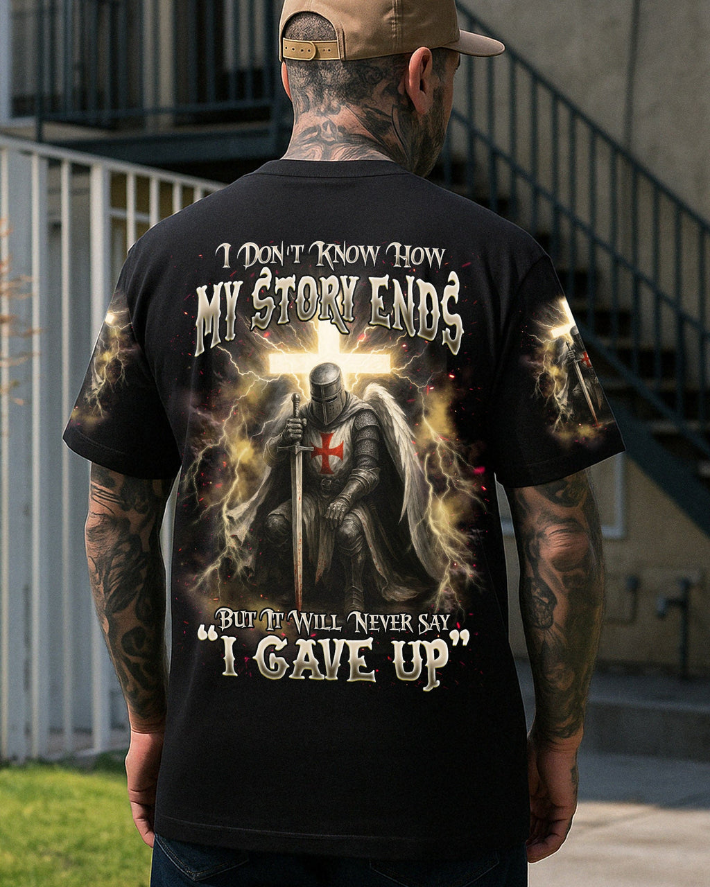 I Don't Know How My Story Ends Warrior Men's All Over Print Shirt - Trunx343002