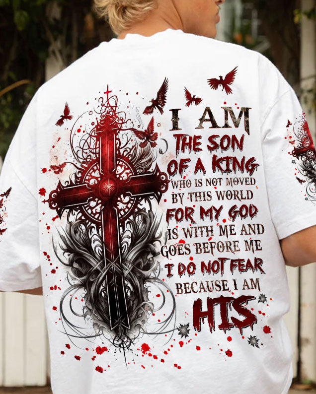 I Am The Son Of A King Cross Men's All Over Print Shirt - Trunx265634