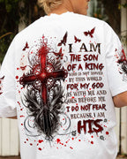 I Am The Son Of A King Cross Men's All Over Print Shirt - Trunx265634