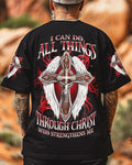 I Can Do All Things Cross Wings Men's All Over Print Shirt - Trunx048250
