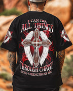 I Can Do All Things Cross Wings Men's All Over Print Shirt - Trunx048250