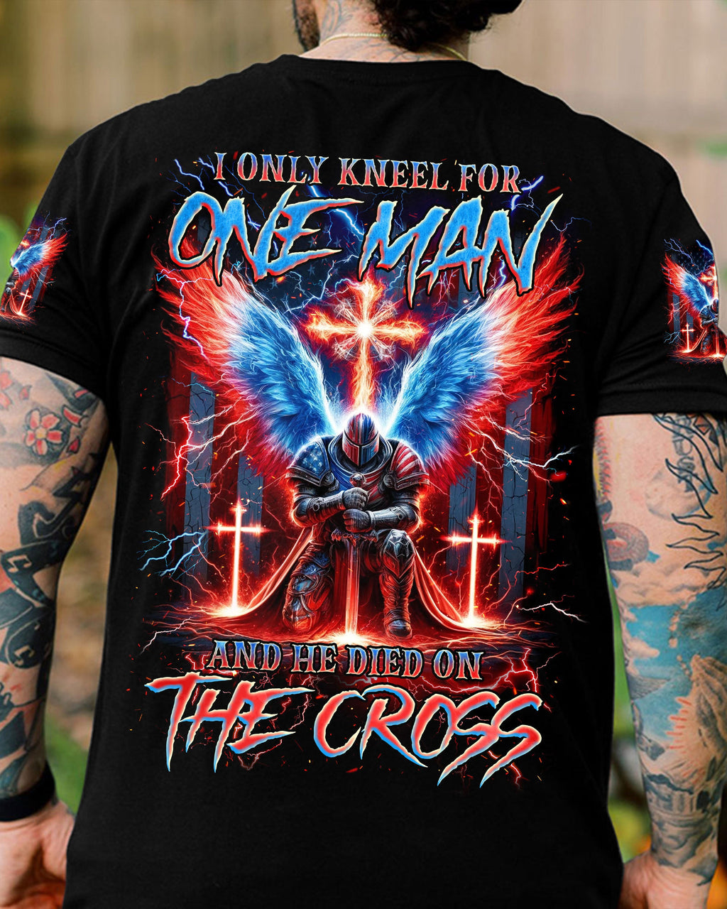 I Only Kneel For One Man Men's All Over Print Shirt - Trunx789717