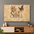 Be Still and Know Butterfly Canvas