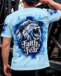 Faith Over Fear Men's All Over Print Shirt - Trunx236074