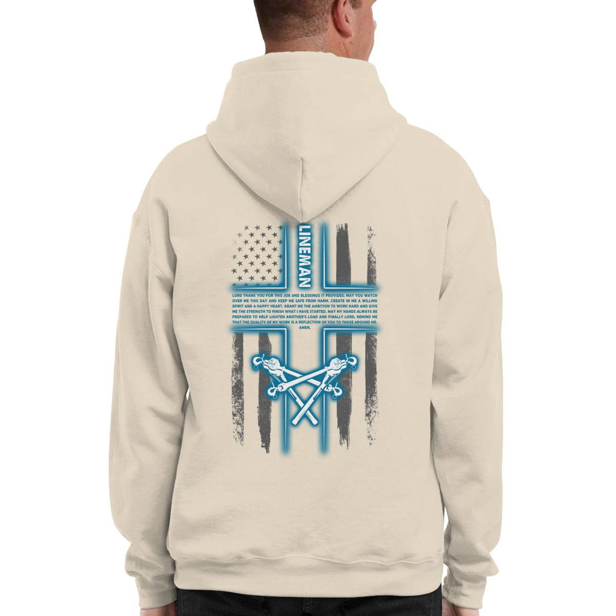 Awesome Lineman-Hoodie - grunx260804-0343