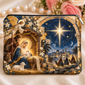 Star of Bethlehem Nativity PU Leather Pouch