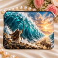 Moses Parting the Red Sea PU Leather Pouch