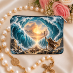 Moses Red Sea Wave Arch PU Leather Pouch