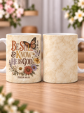 Be Still and Know He Is God Coffee Mug