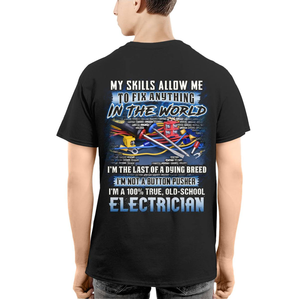 Awesome Electrician-T-shirt - grunx260804-0075