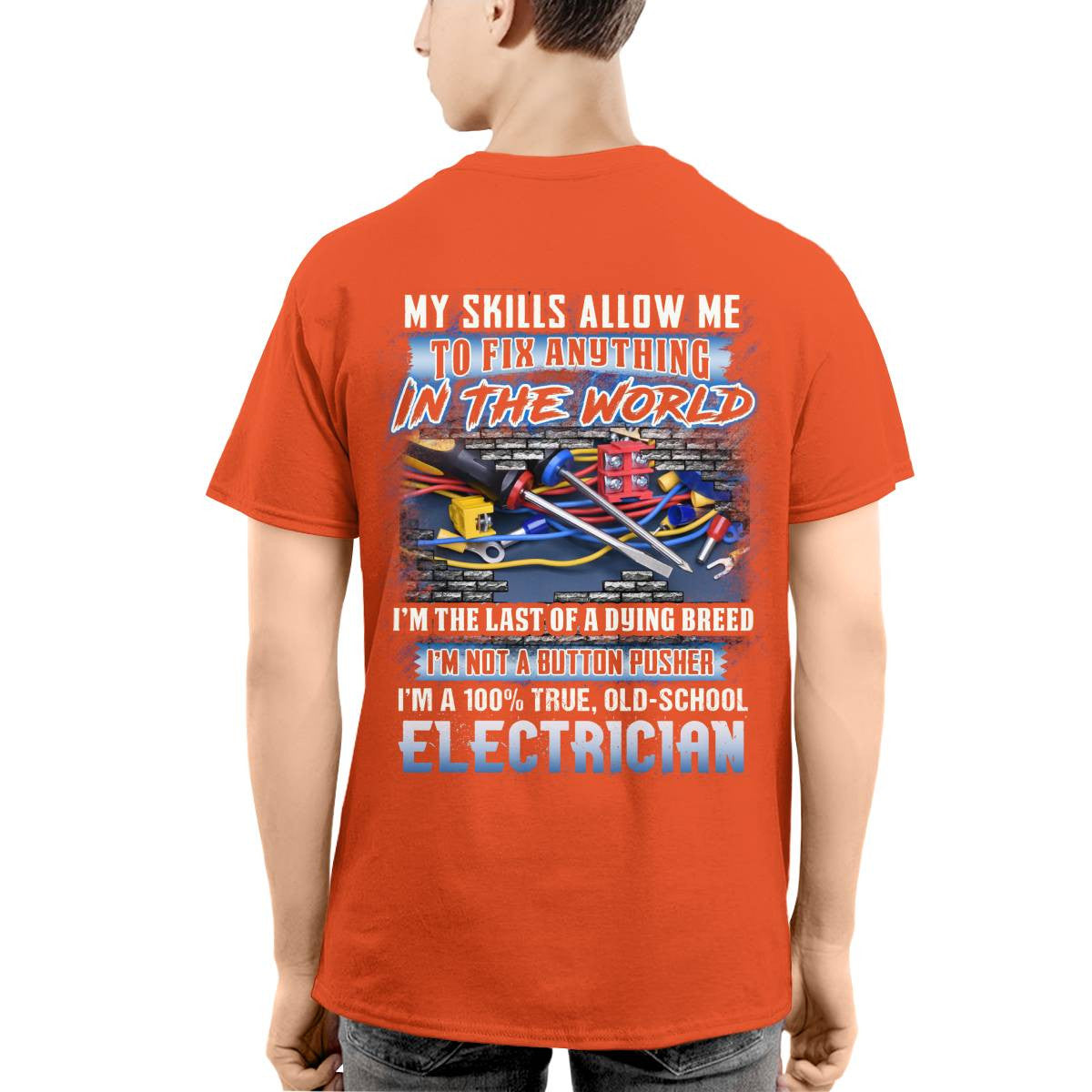Awesome Electrician-T-shirt - grunx260804-0075