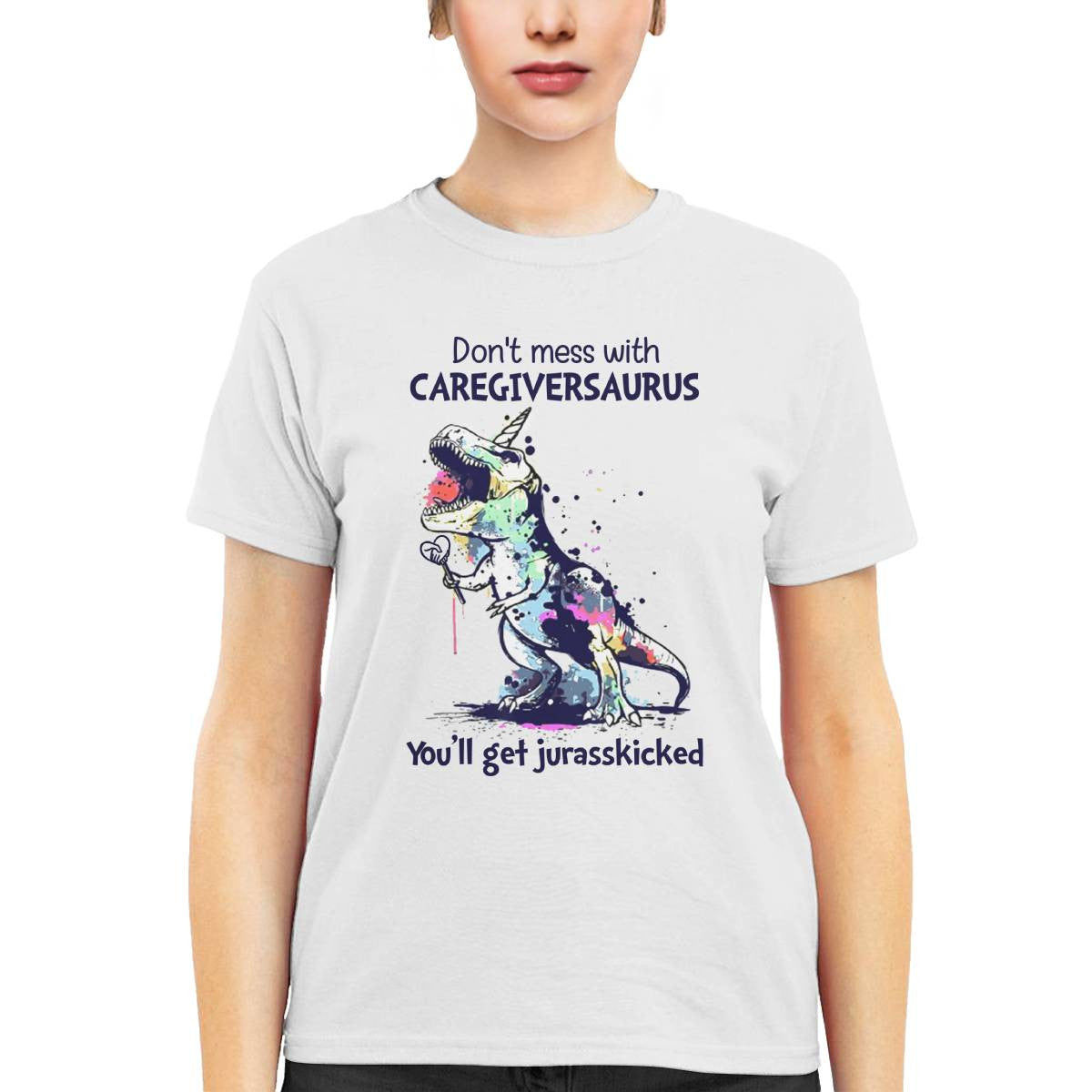 Awesome Caregiver-T-Shirt-#F031024JRKID1FCAREZ4