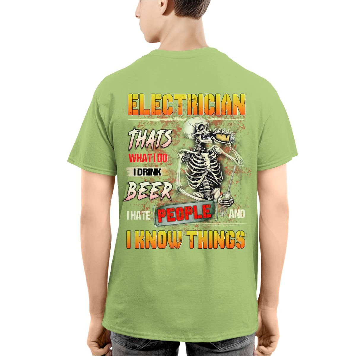Awesome Electrician-T-shirt - grunx260804-0079