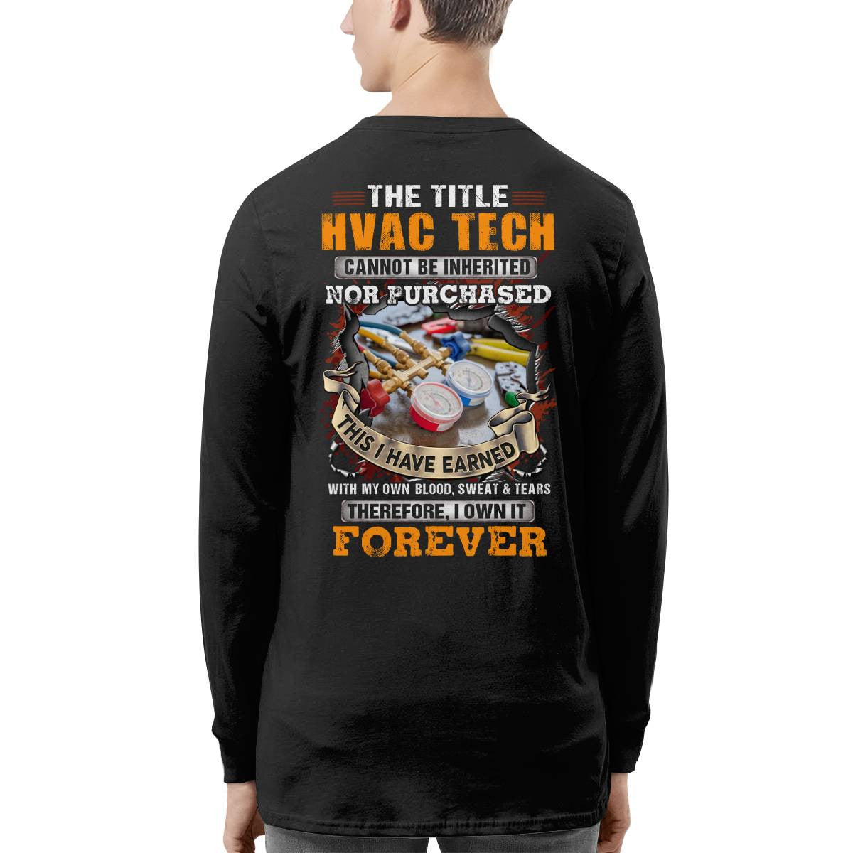 The Title HVAC Tech - Skilled Trade Pride T-Shirt, Hoodie & More - grunx260804-0245