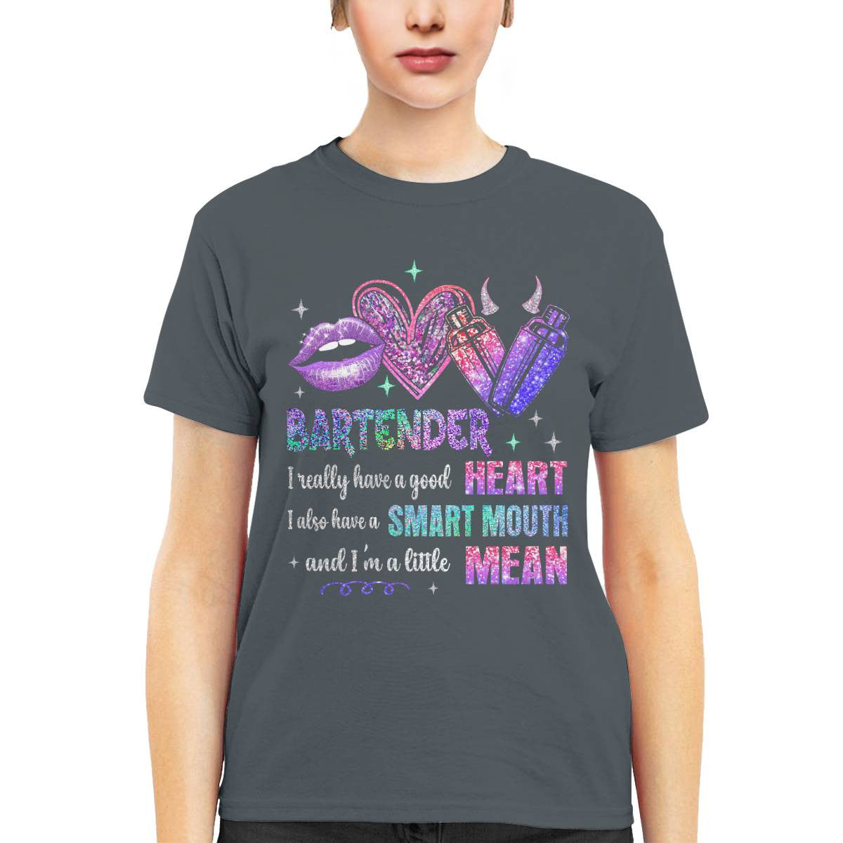 Awesome Bartender-T-shirt-#F130724LITMEAN2FBARTZ4