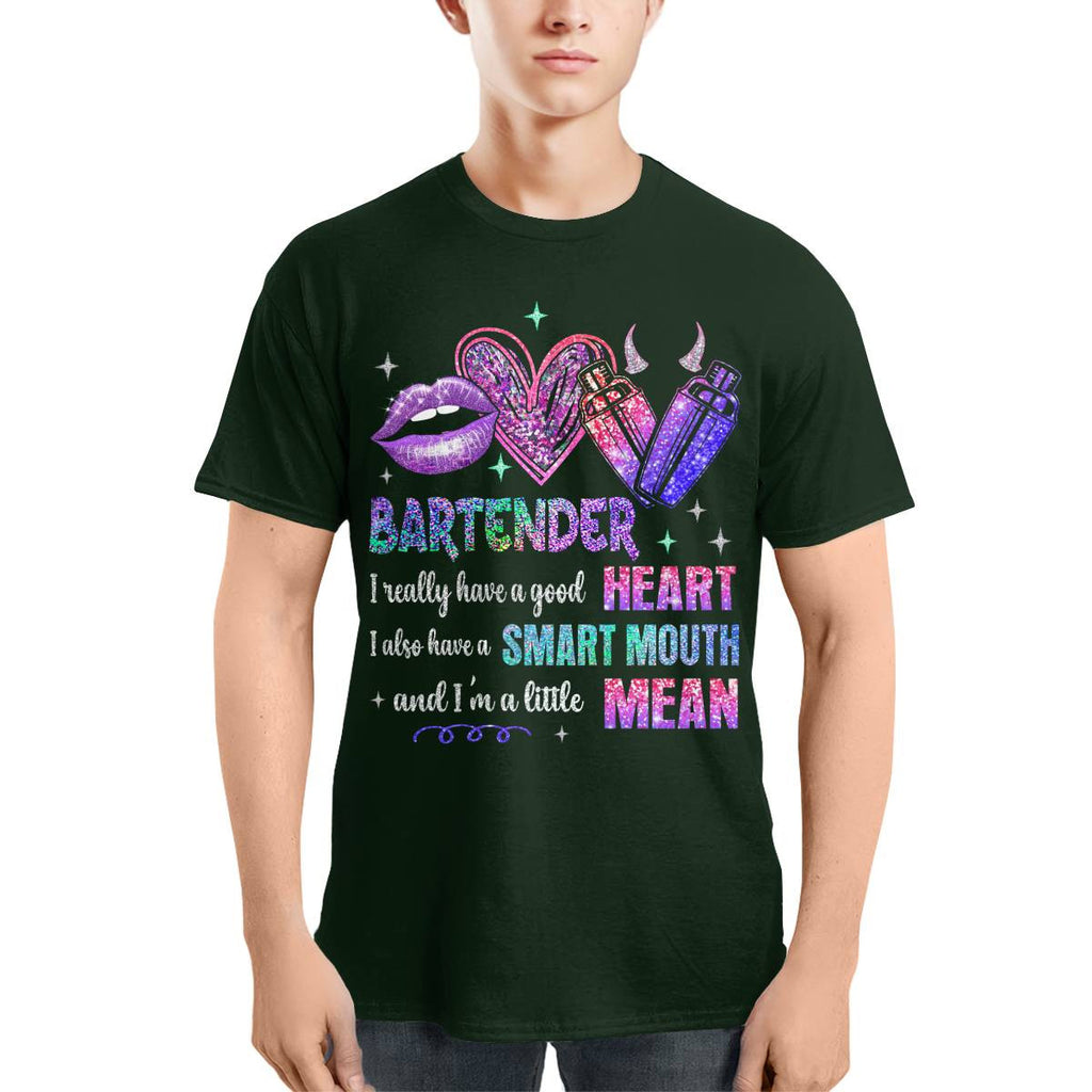 Awesome Bartender-T-shirt-#F130724LITMEAN2FBARTZ4