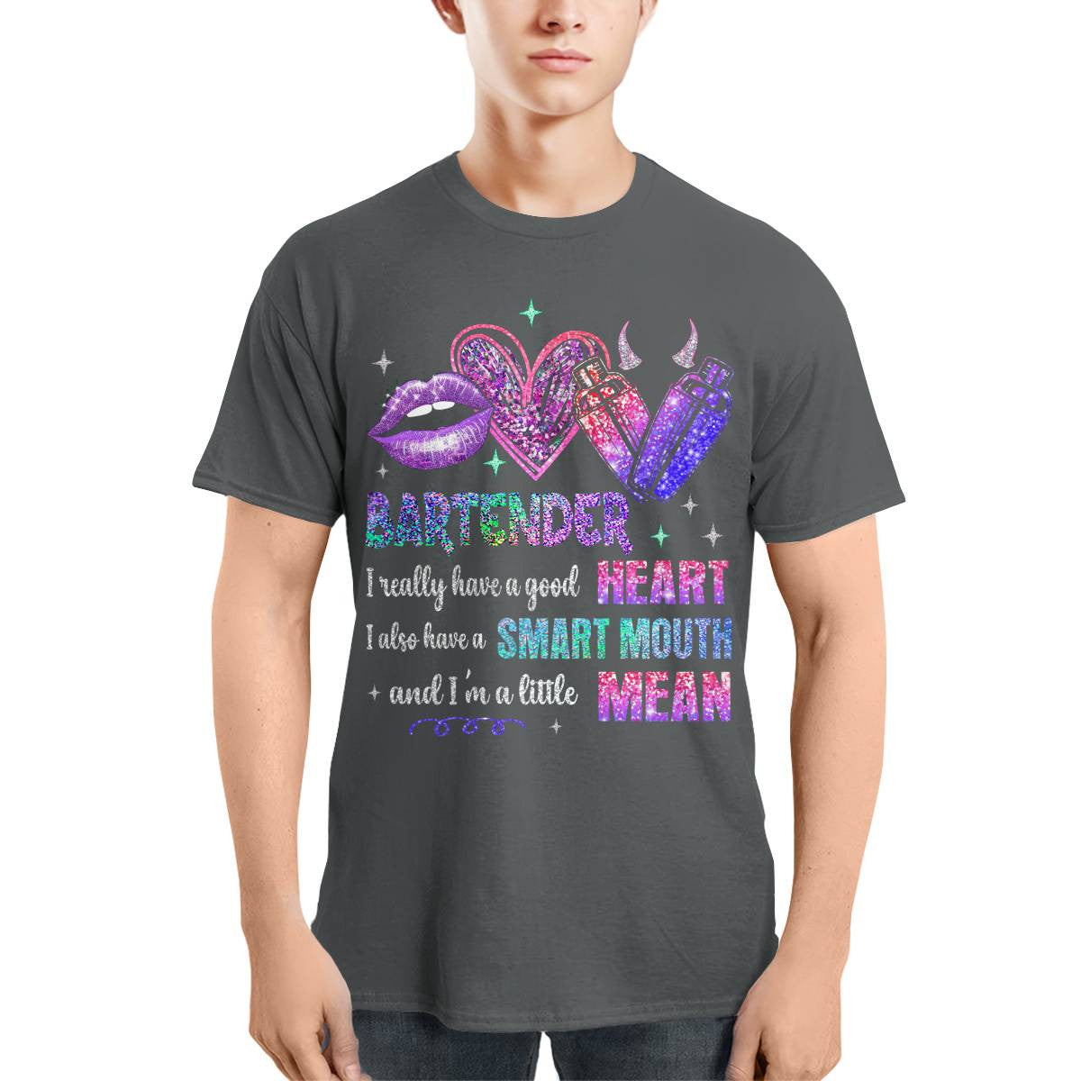 Awesome Bartender-T-shirt-#F130724LITMEAN2FBARTZ4