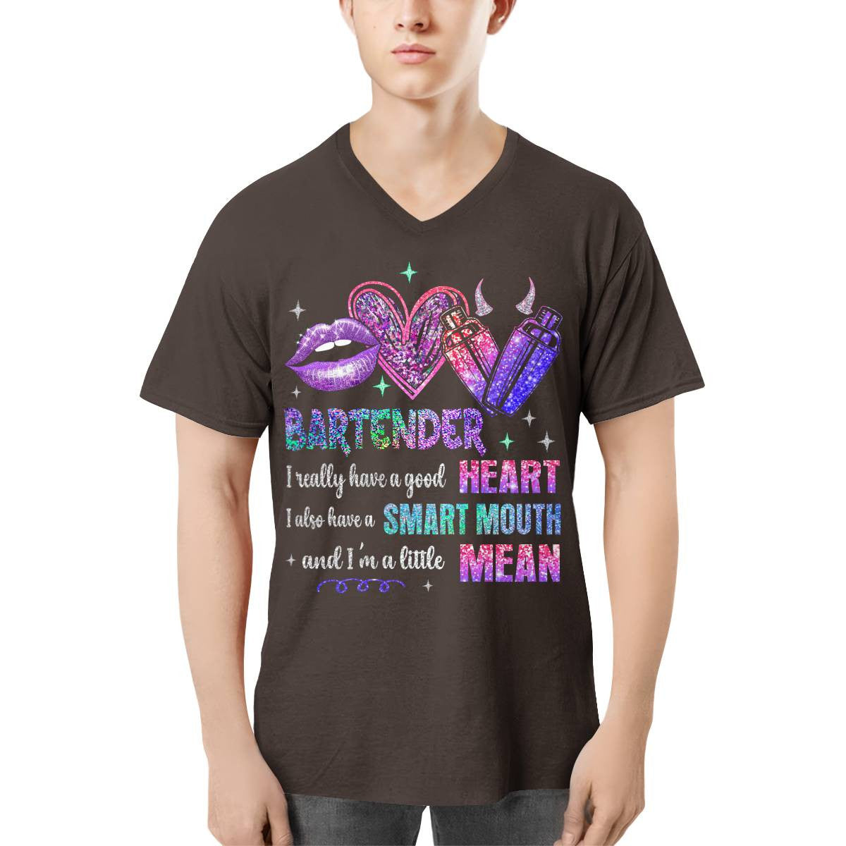 Awesome Bartender-T-shirt-#F130724LITMEAN2FBARTZ4