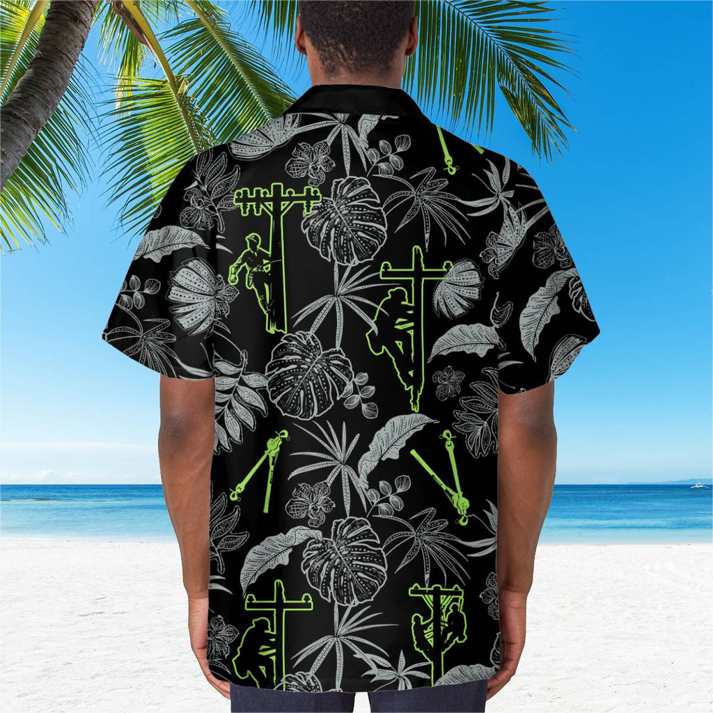 Awesome Lineman - AOP Pocket Hawaiian Shirt - grunx260804-0327