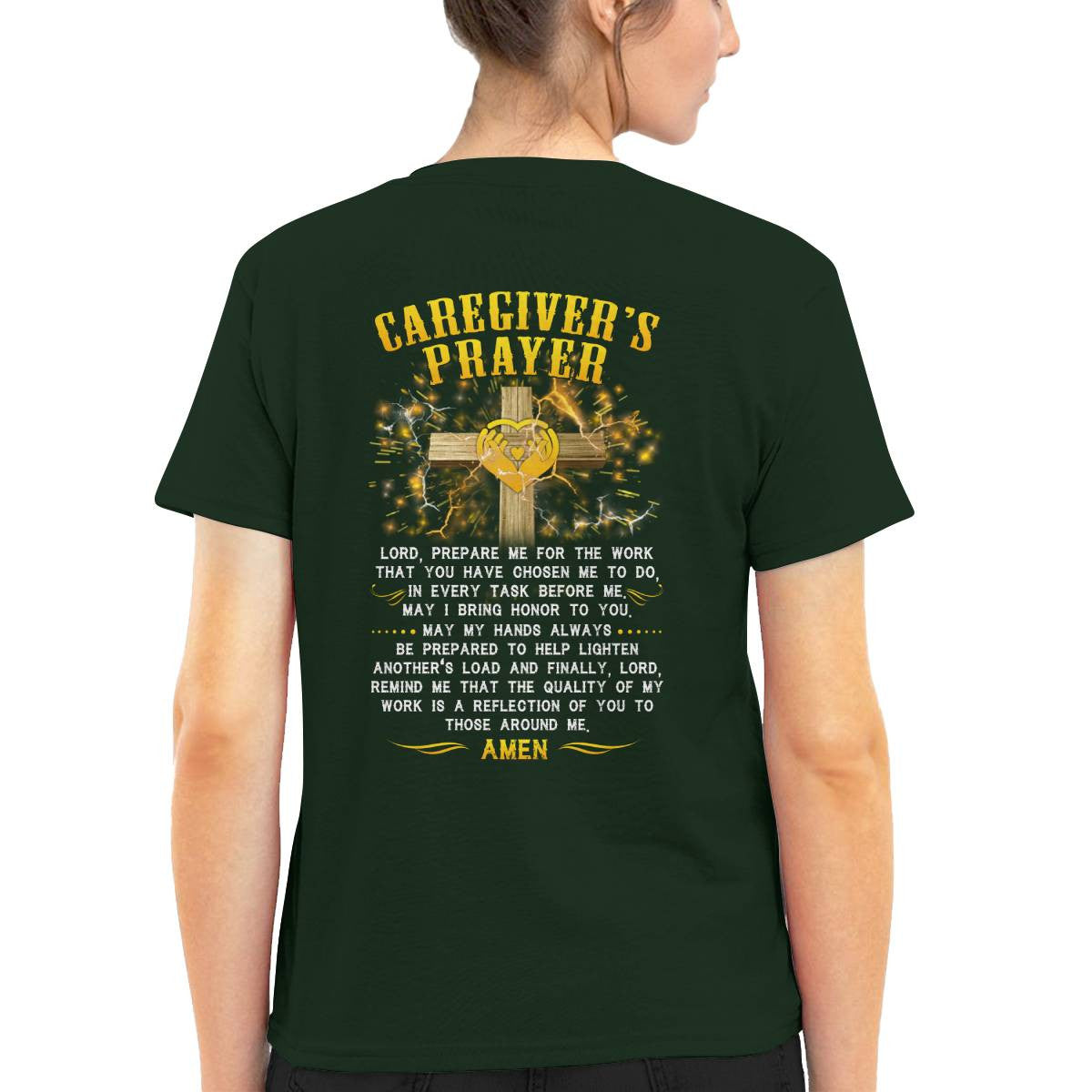 Awesome Caregiver's Prayer-T-shirt-#F250624EVTAS6BCAREZ4