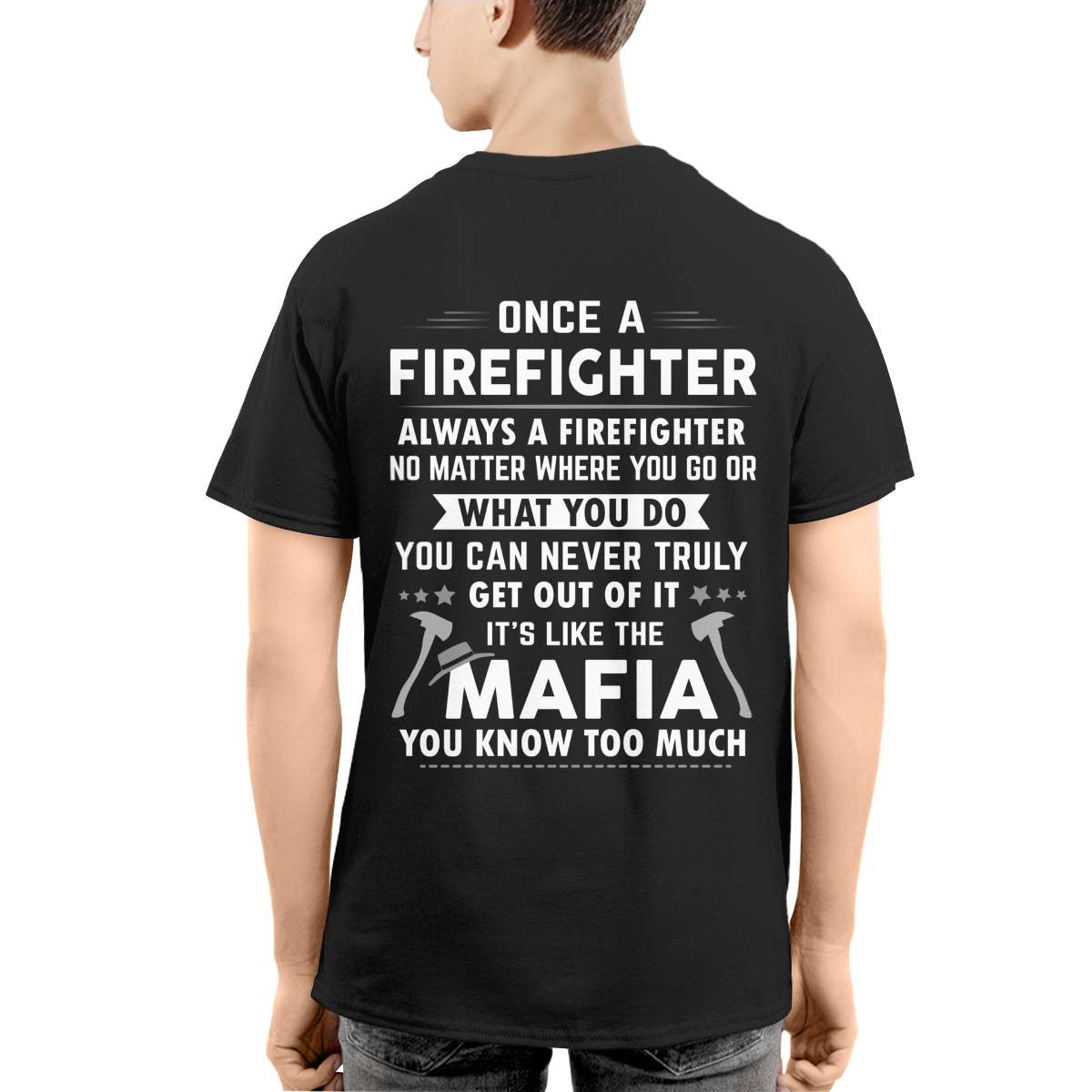 Awesome Firefighter-T-shirt - grunx260804-0156