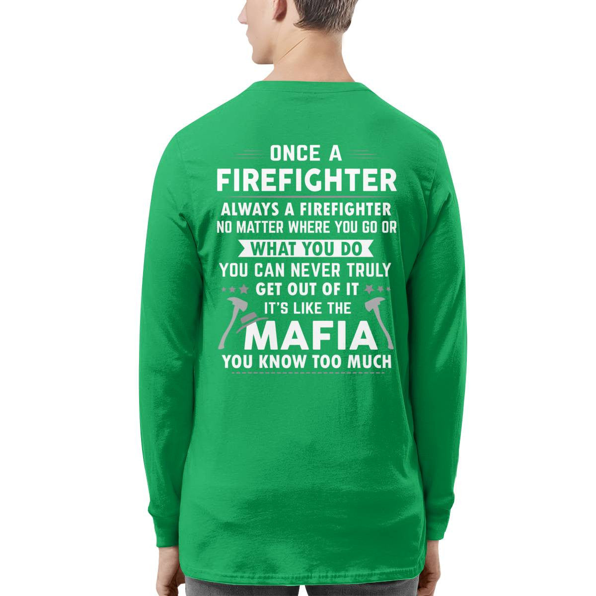 Awesome Firefighter-T-shirt - grunx260804-0156