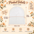 Ladybug Purple Gingham Beanie Hat