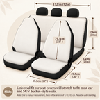 Faith Hope Love Floral Car Seat Covers