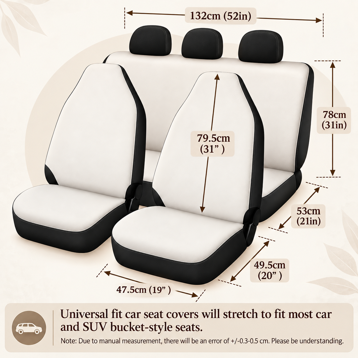 Faith Hope Love Floral Car Seat Covers