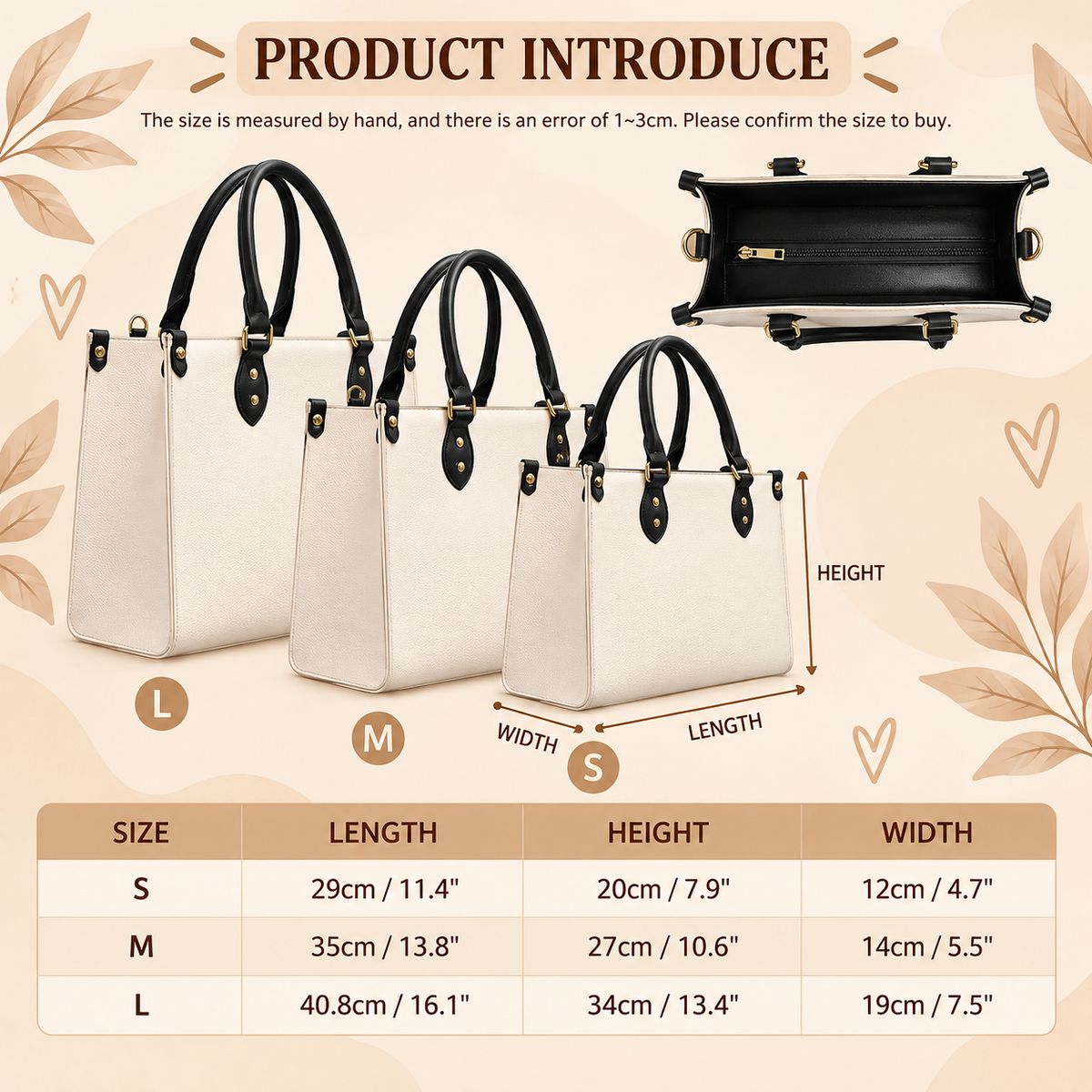Be Still And Know He Is God PU Leather Bag