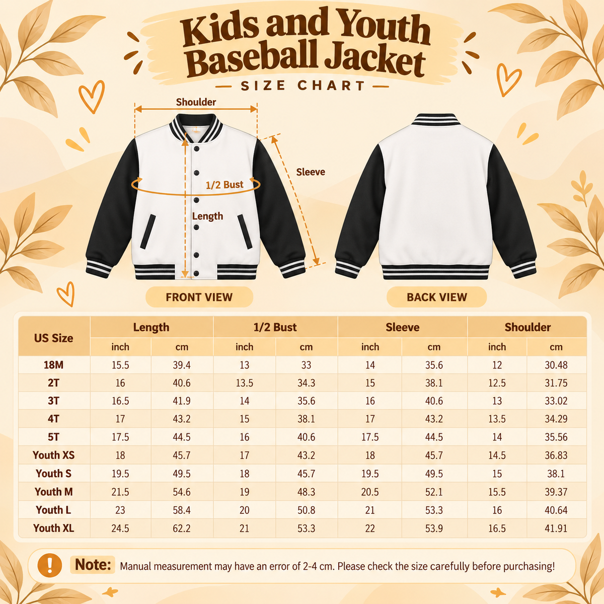 Fearless Faith Club Cross Shield Kids Baseball Jacket