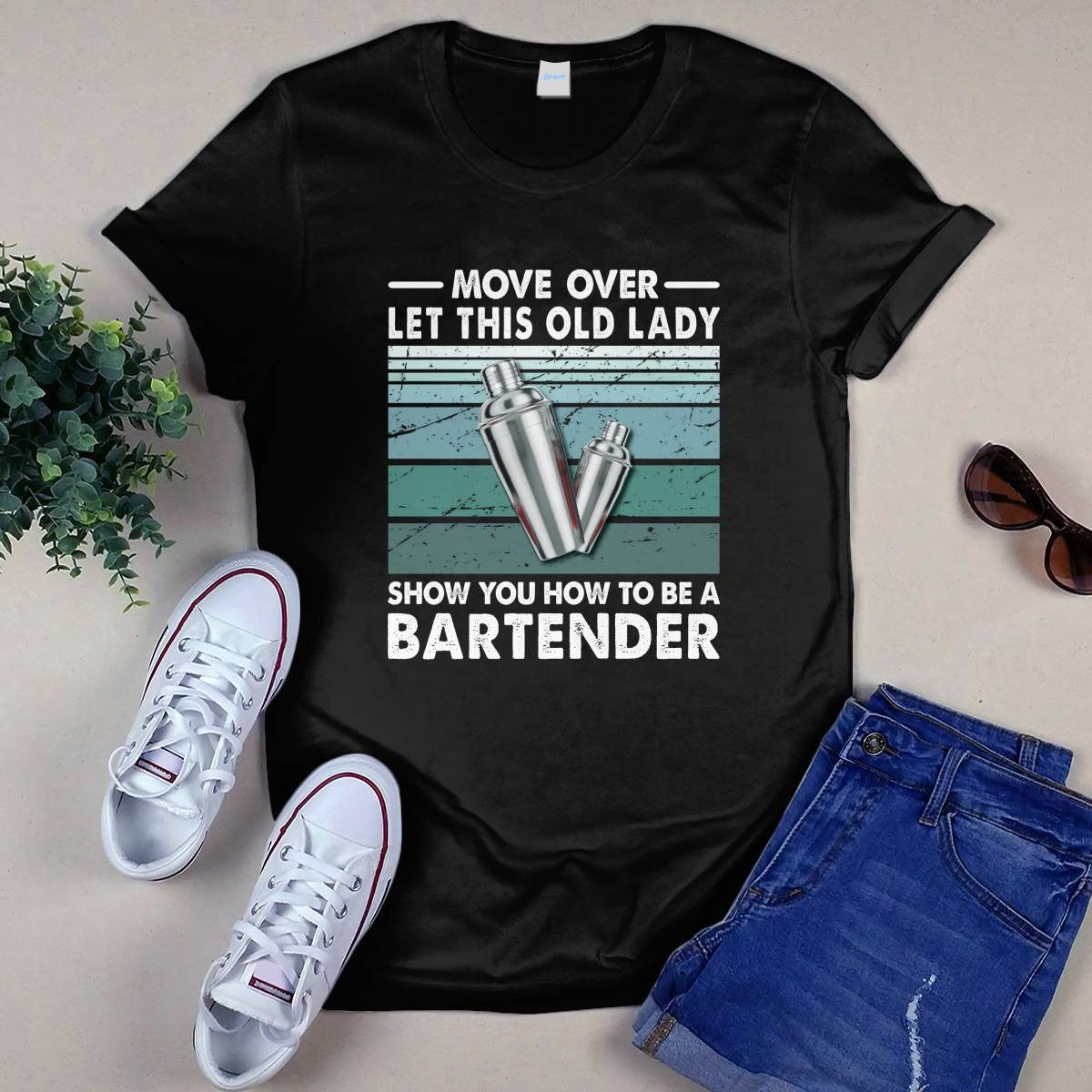 Awesome Bartender-T-Shirt-#F280924OLDLDY2FBARTZ4
