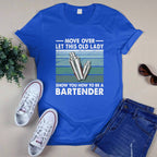 Awesome Bartender-T-Shirt-#F280924OLDLDY2FBARTZ4