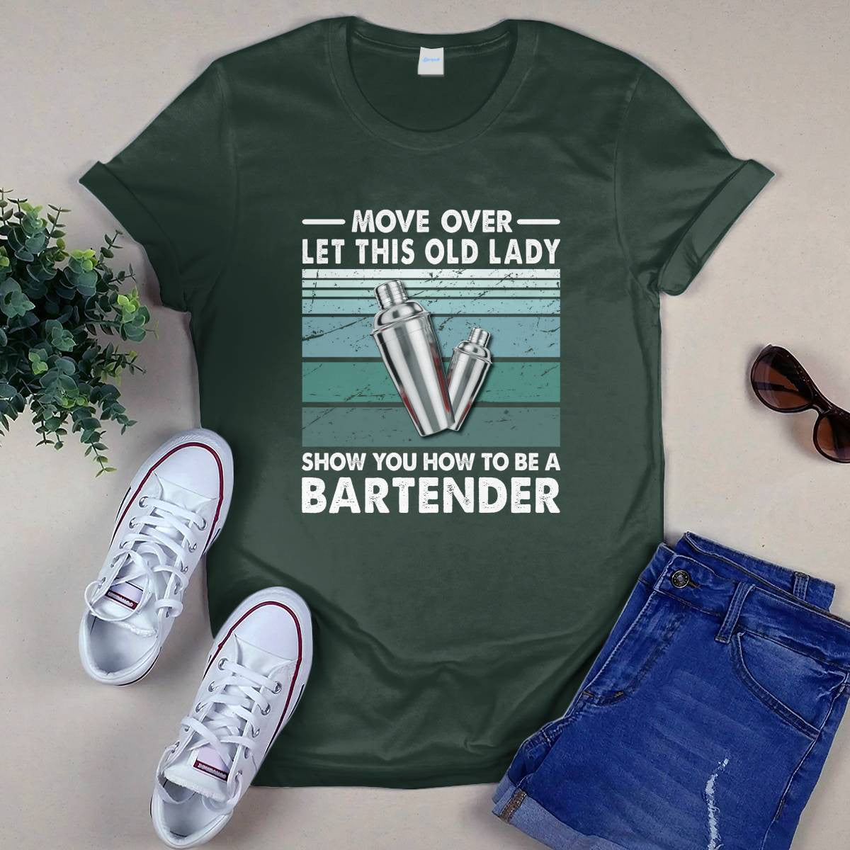 Awesome Bartender-T-Shirt-#F280924OLDLDY2FBARTZ4