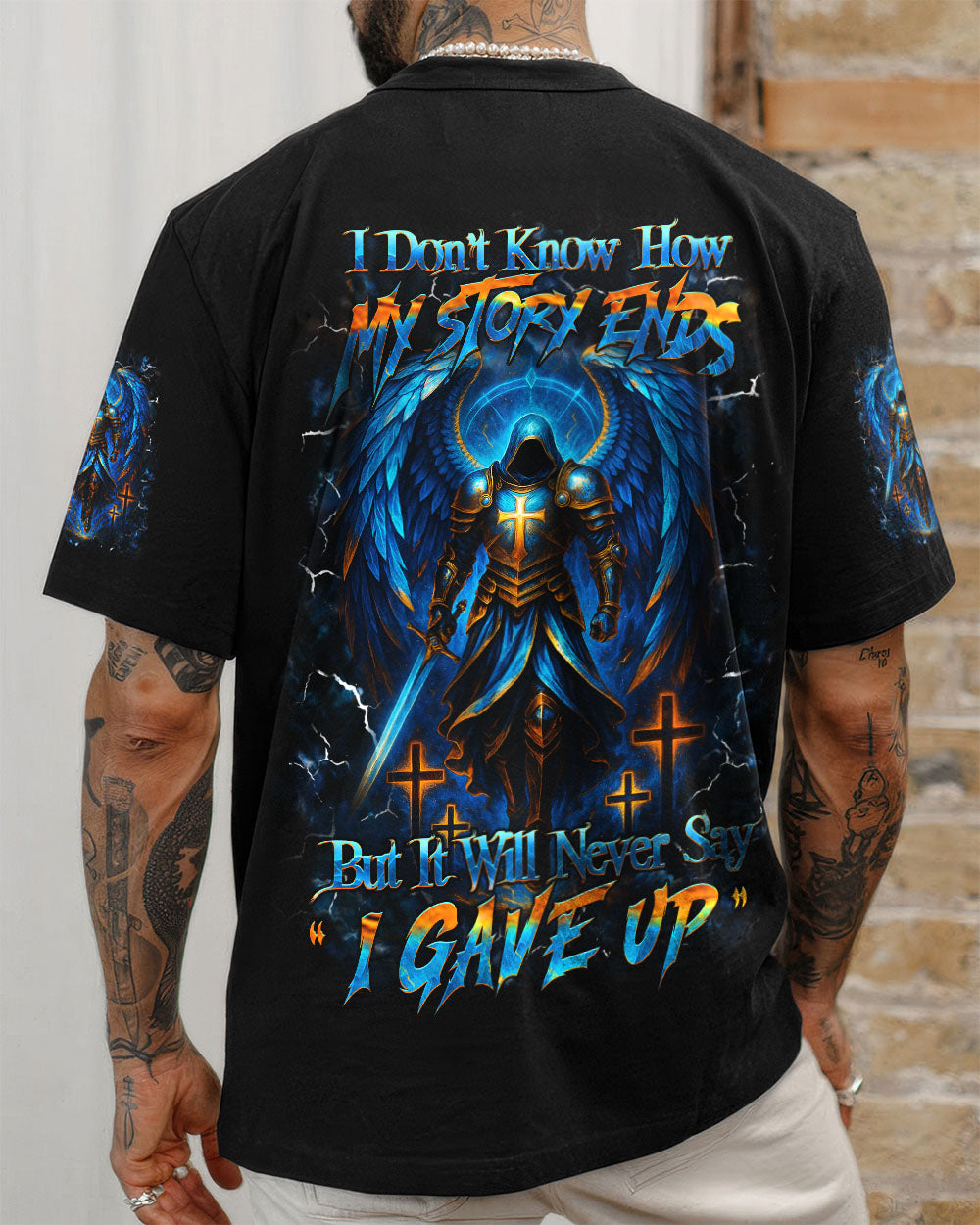 I Don't Know How My Story Ends Warrior Men's All Over Print Shirt - Trunx031571