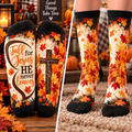 Fall for Jesus Mid-Tube Socks