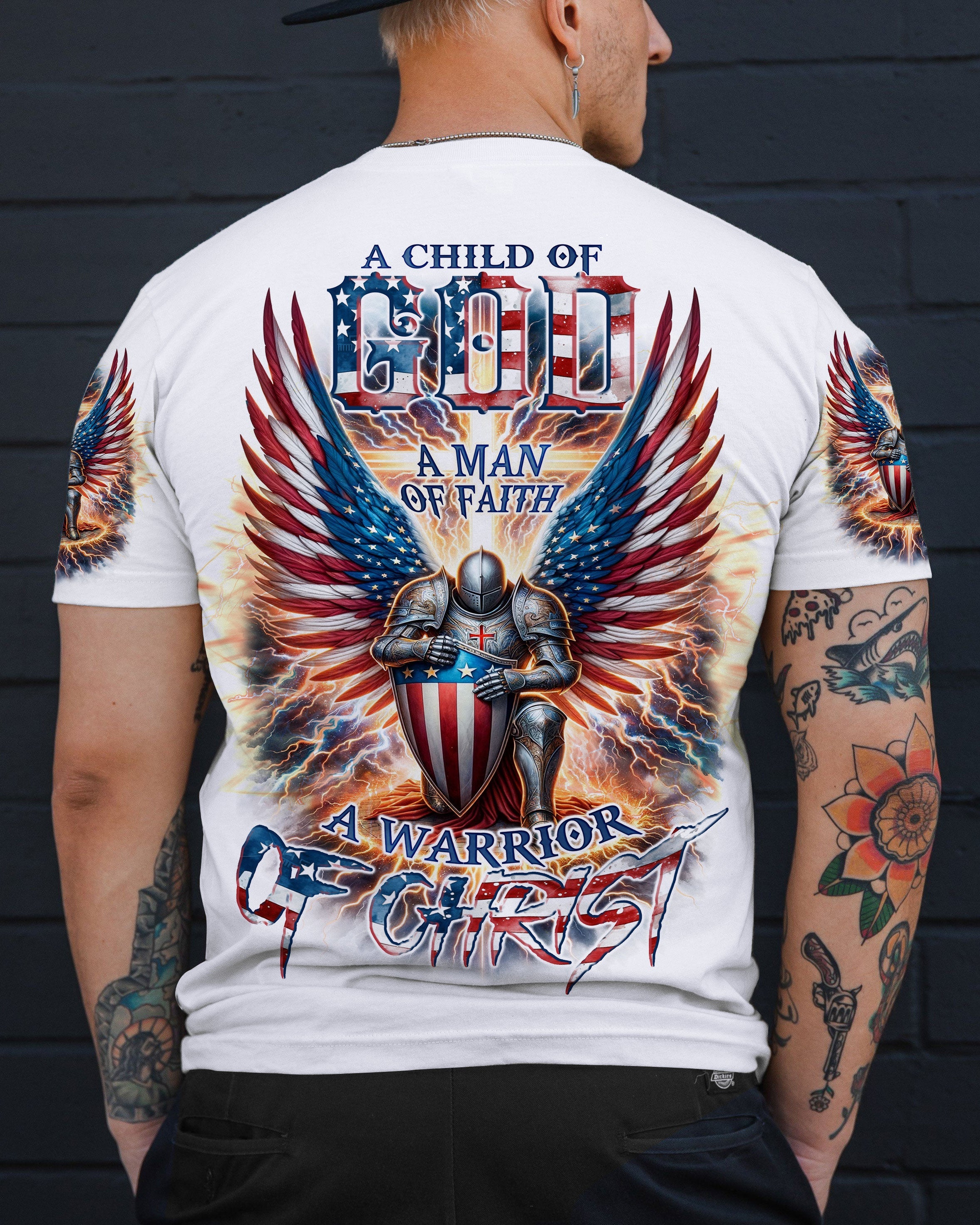 A Warrior Of Christ Men's All Over Print Shirt - Trunx393503