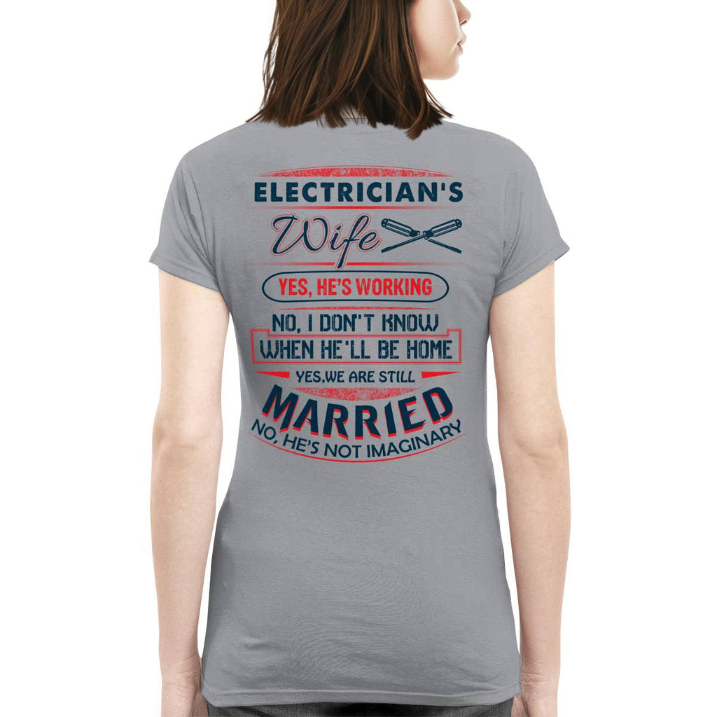 Awesome Electrician's wife-T-shirt - grunx260804-0070