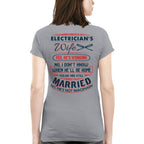 Awesome Electrician's wife-T-shirt - grunx260804-0070