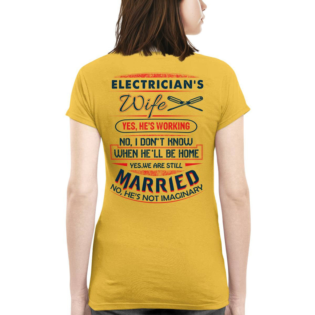 Awesome Electrician's wife-T-shirt - grunx260804-0070