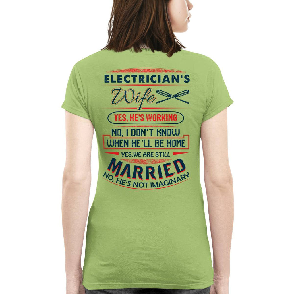 Awesome Electrician's wife-T-shirt - grunx260804-0070