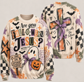 Are You Fall-o-ween Jesus Ghost Sweatshirt